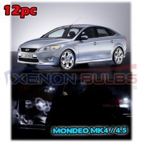 Ford Mondeo MK4 IV INTERIOR LED SMD Bulbs KIT WHITE CAN BUS..